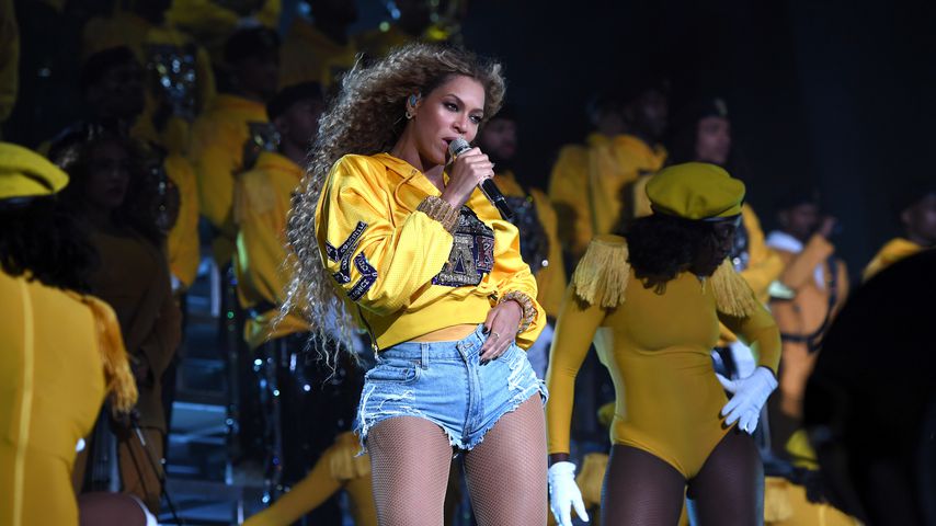 Beyoncé während ihres Auftritts bei dem Festival Coachella 2018
