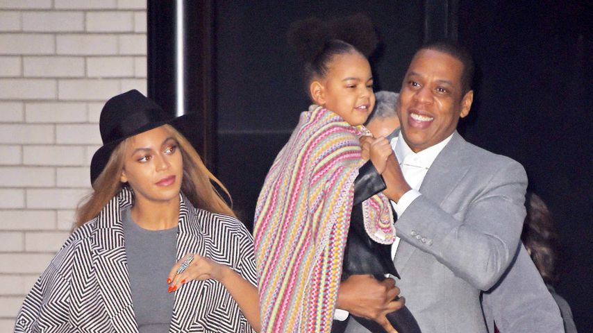 Beyoncé, Blue Ivy Carter und Jay-Z, Dezember 2014