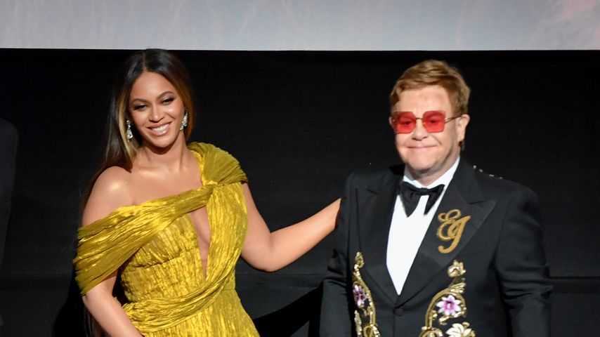 Beyoncé und Elton John bei der Premiere von "König der Löwen"