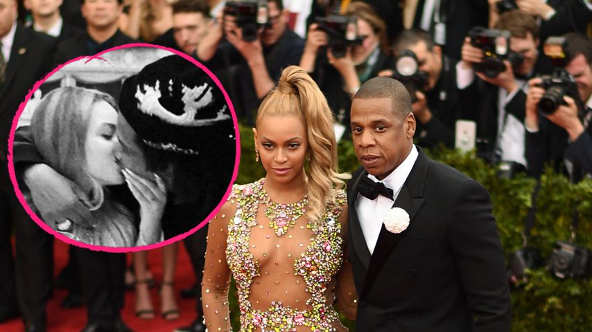 Seltener Anblick: Beyoncé und Jay-Z knutschen im Netz!