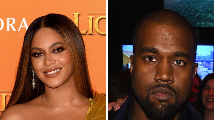 Collage: Beyoncé und Kanye West