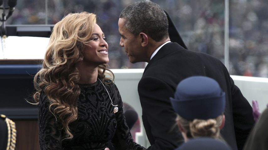 Beyoné Knowles und Barack Obama