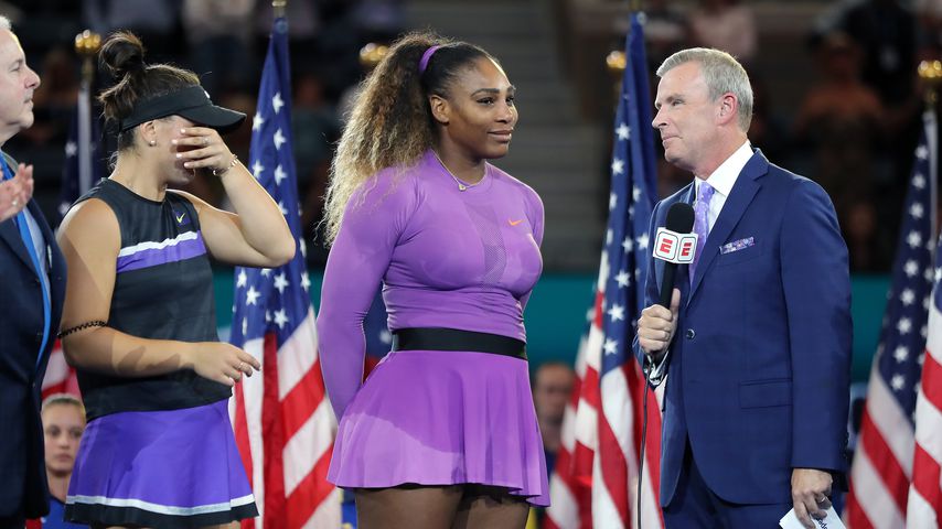 Bianca Andreescu und Serena Williams