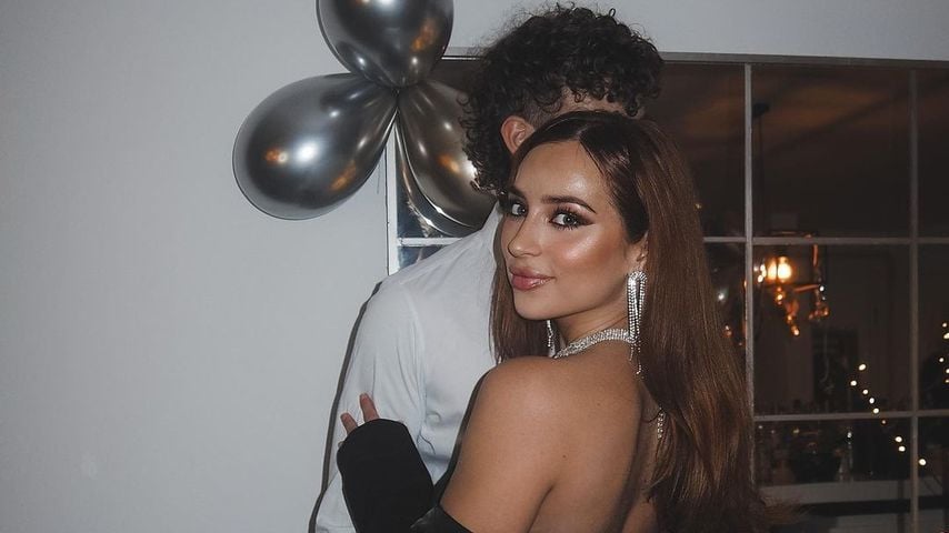 Bianca Balintffy mit ihrem Freund im Januar 2022