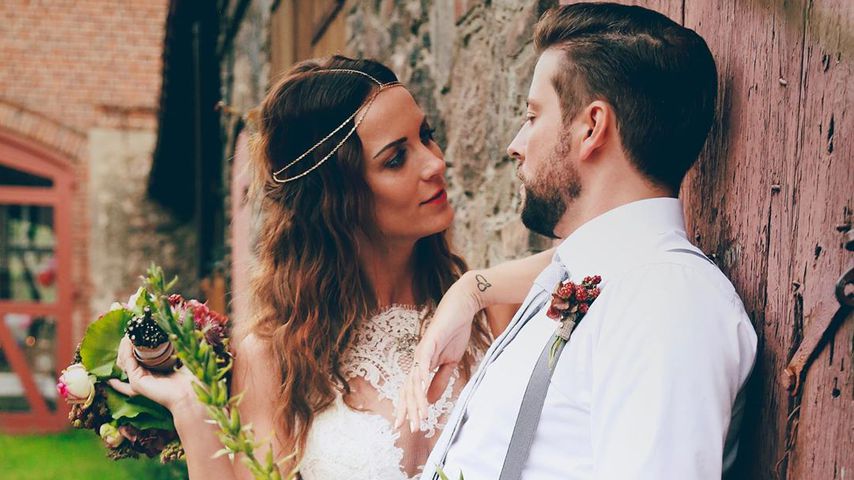 Bianca und Felix von Jascheroff bei ihrer Hochzeit