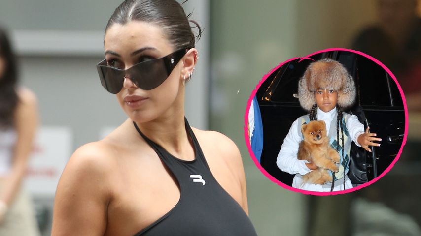 Genau wie Bianca Censori: North West rockt eine Pelzmütze
