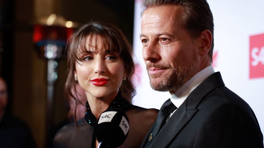 Bianca Gruffudd und Ioan Gruffudd bei der Premiere von "Wales To The World"