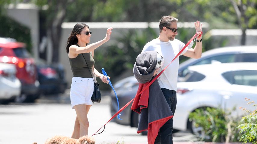 Bianca Wallace und Ioan Gruffudd im Juli 2023