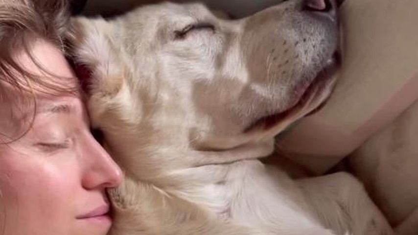 Influencerin Bibi Heinicke und ihre Hündin Millie, 2024