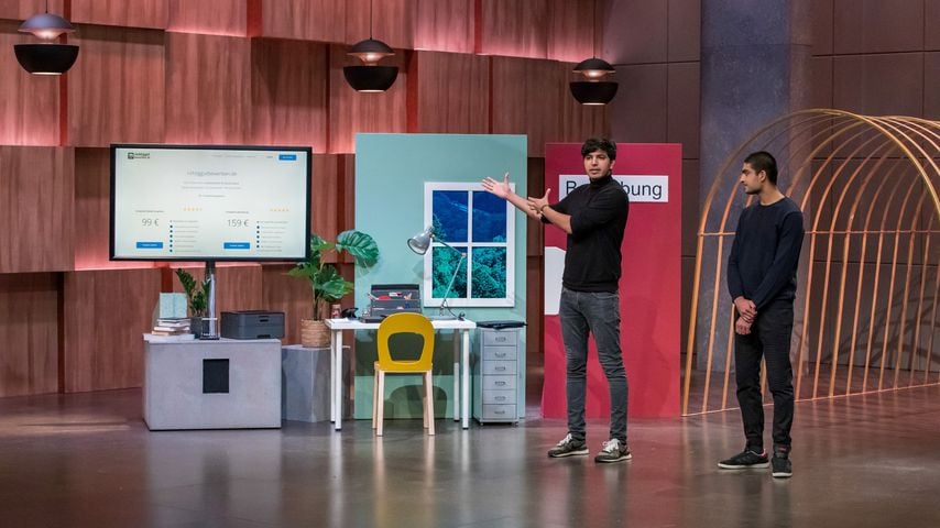 Bilal (links) und Adil Zafar bei "Die Höhle der Löwen"