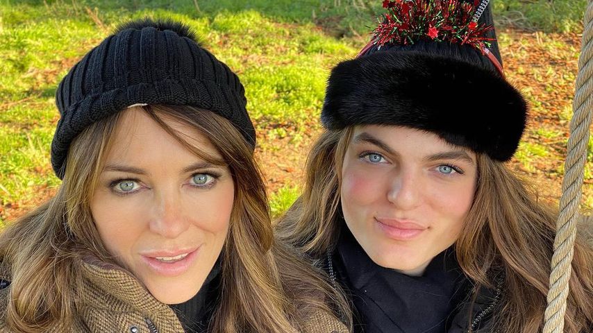 Liz und Damian Hurley, 2019