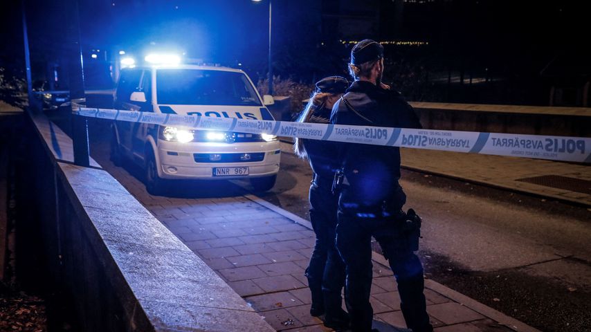 Polizei am Tatort