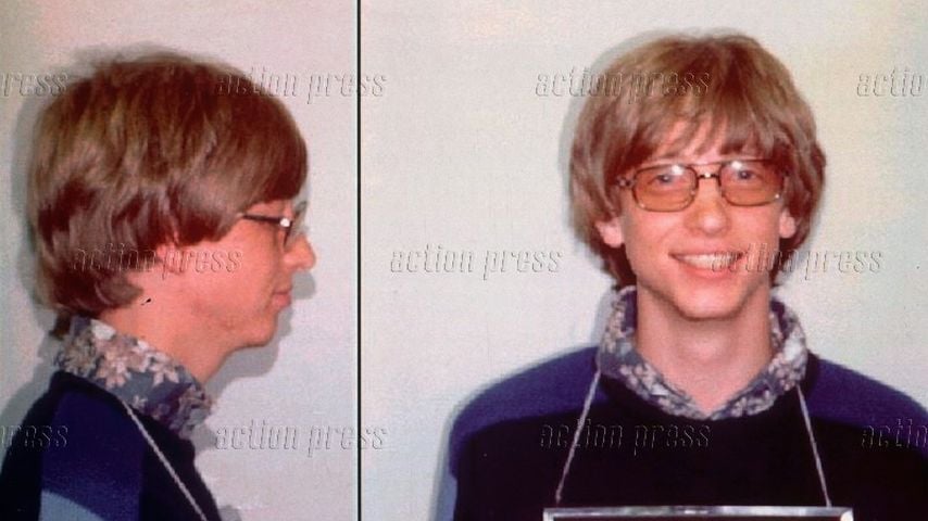 Polizeifoto von Bill Gates, Dezember 1977