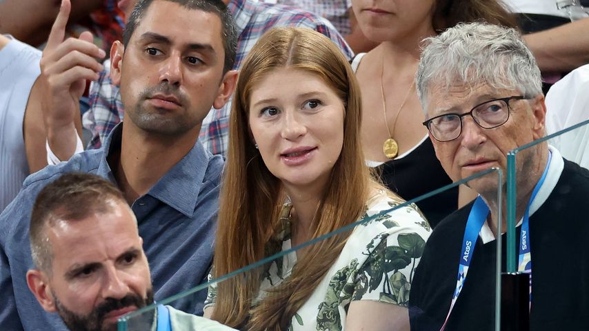 Bill Gates mit seiner Tochter Jennifer und dessen Ehemann Nayel Nassar