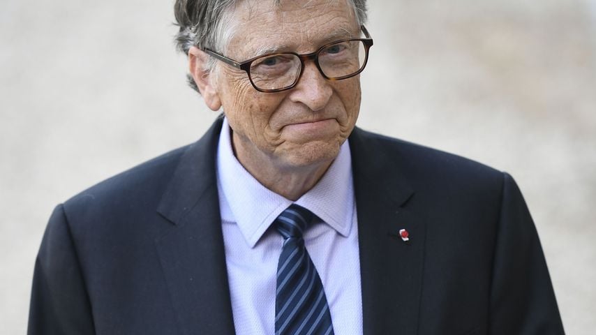 Bill Gates in Paris im April 2018
