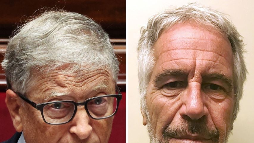 Collage: Bill Gates und Jeffrey Epstein
