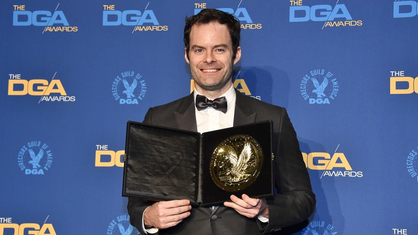 Bill Hader mit seinem Directors Guild Of America Award 2020