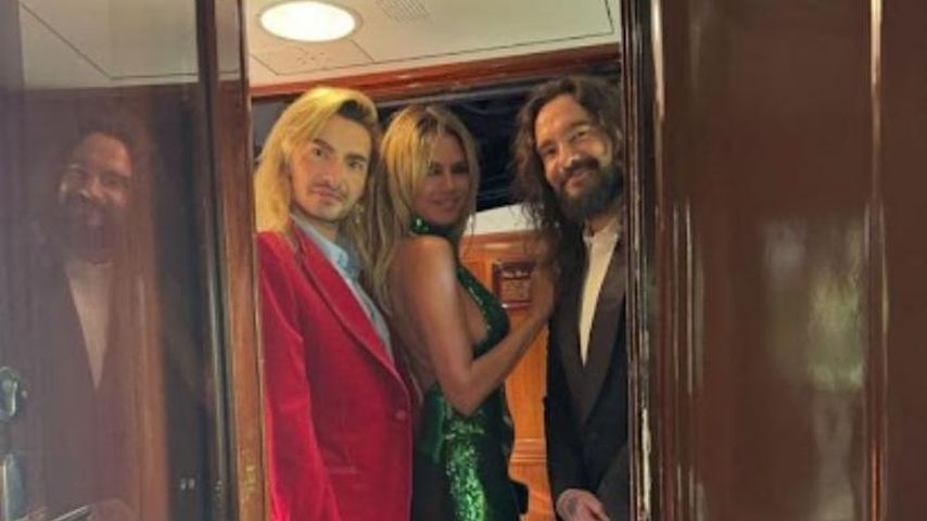 Bill Kaulitz, Heidi Klum und Tom Kaulitz, im Juli 2024