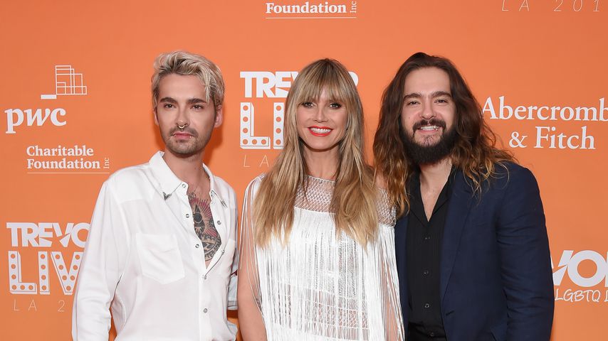 Bill Kaulitz, Heidi Klum und Tom Kaulitz im November 2019