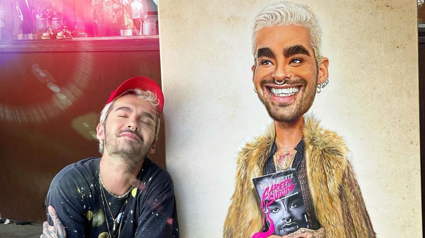Bill Kaulitz mit seinem Porträt