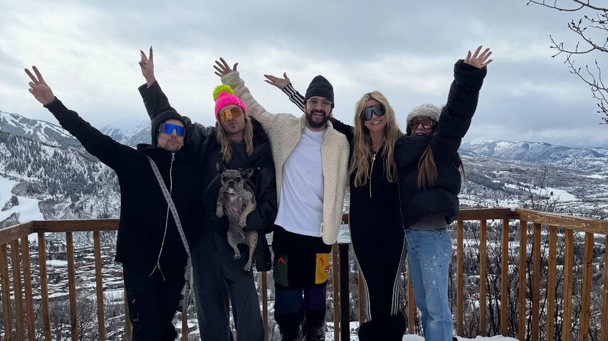 Bill Kaulitz, Tom Kaulitz und Heidi Klum, Dezember 2024