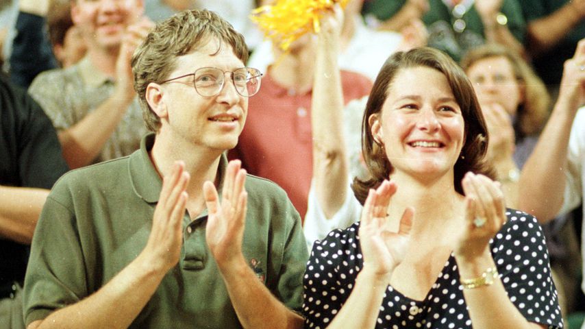 Bill und Melinda Gates, 1998