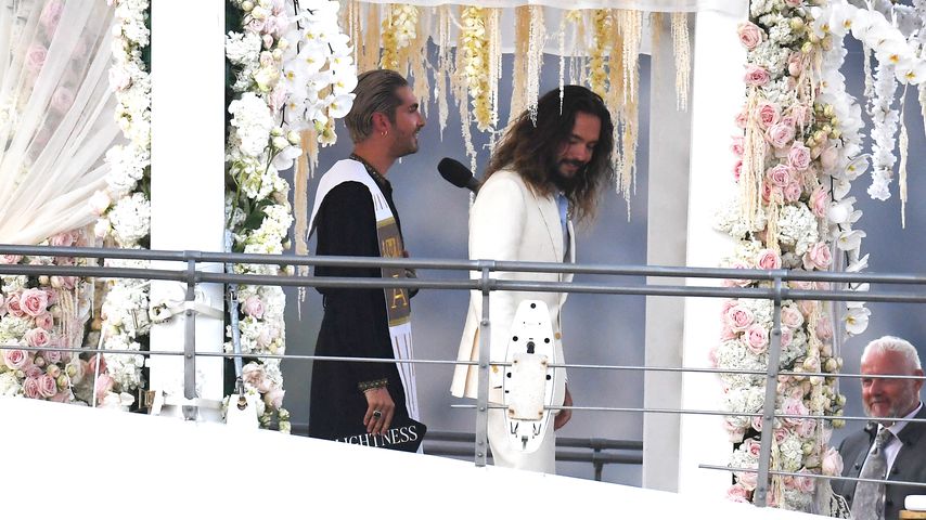 Bill und Tom Kaulitz an Toms Hochzeitstag