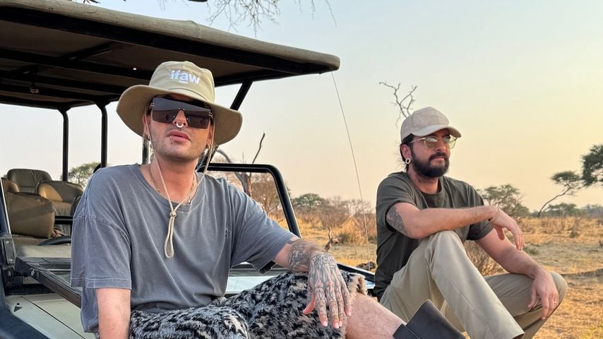 Tierischer Spaß: Bill und Tom Kaulitz auf Safari unterwegs