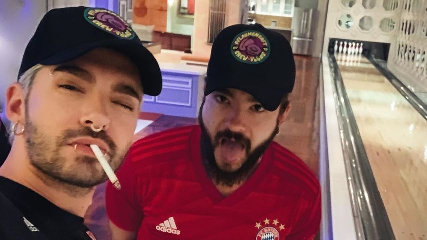 Bill und Tom Kaulitz beim Junggesellenabschied, Juli 2019