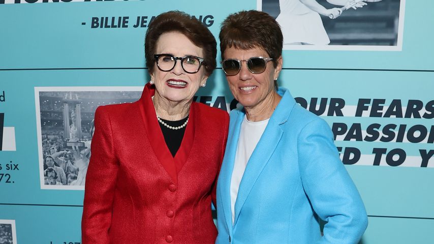 Billie Jean King und ihre Frau Ilana Kloss bei der Feier zu Billies Stern auf dem "Walk of Fame"
