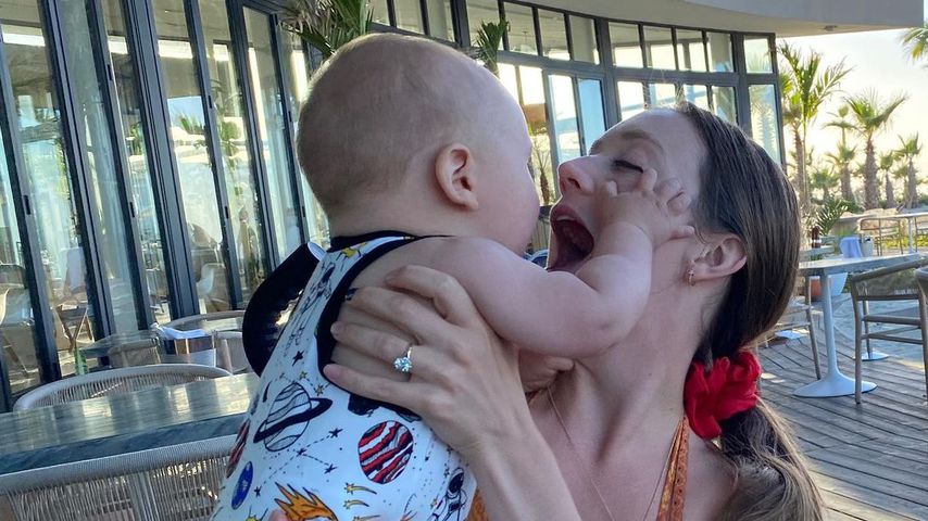 Billie Lourd und ihr Sohn Kingston