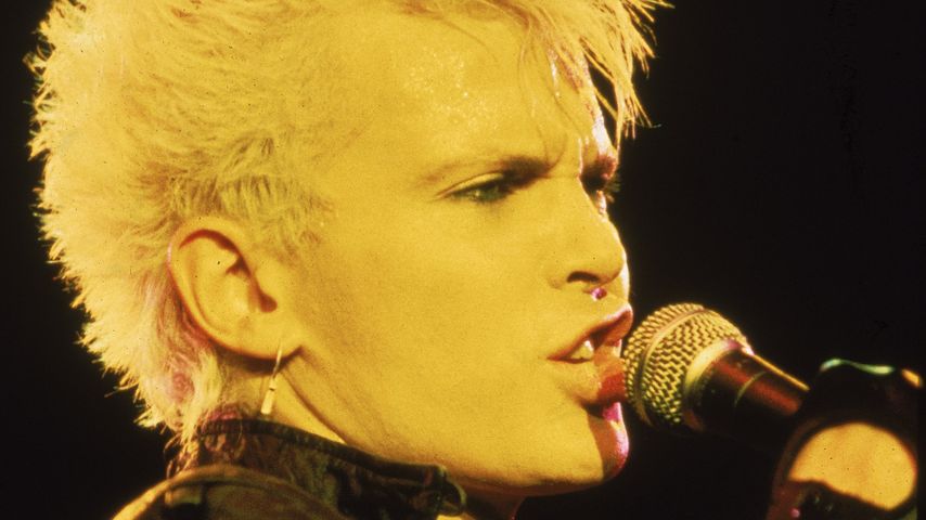 Rocklegende Billy Idol ungefähr im Jahr 1985