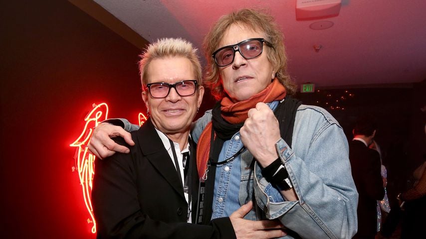 Sänger Billy Idol und Fotograf Mick Rock
