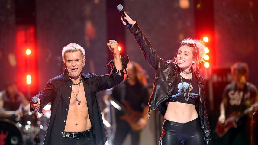 Billy Idol und Miley Cyrus