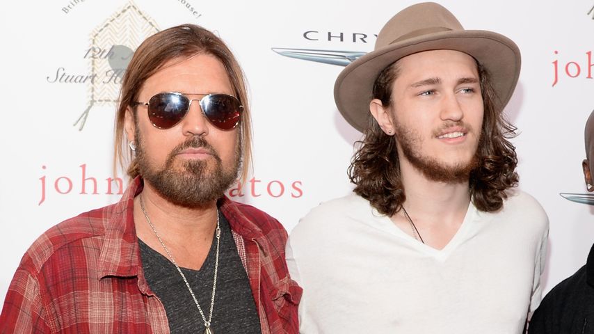 Billy Ray und Braison Cyrus im April 2015