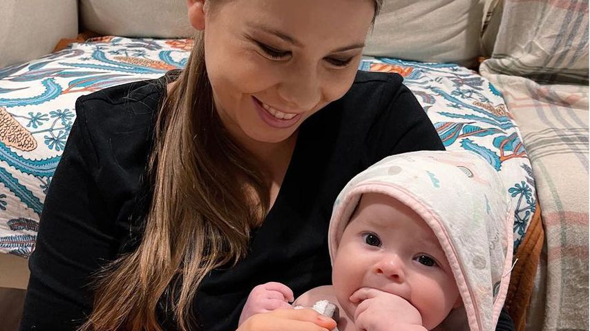 Bindi Irwin mit ihrer Tochter Grace im Juni 2021