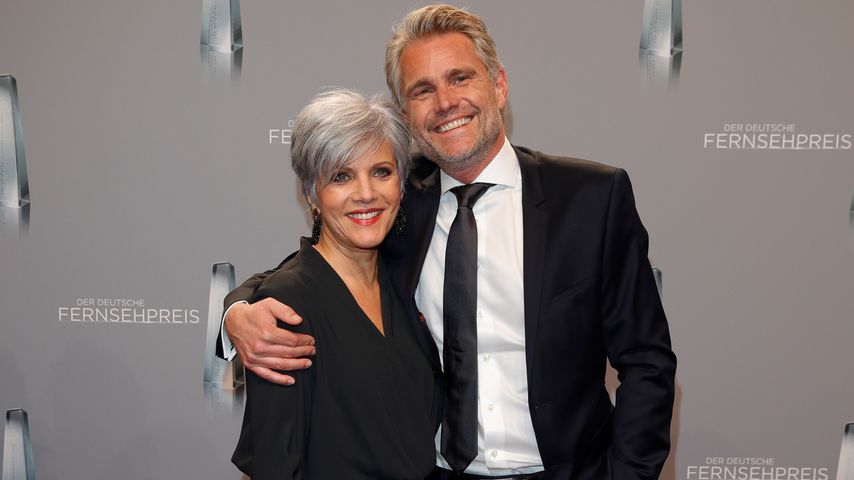 Birgit Schrowange mit ihrem Verlobten Frank Spothelfer