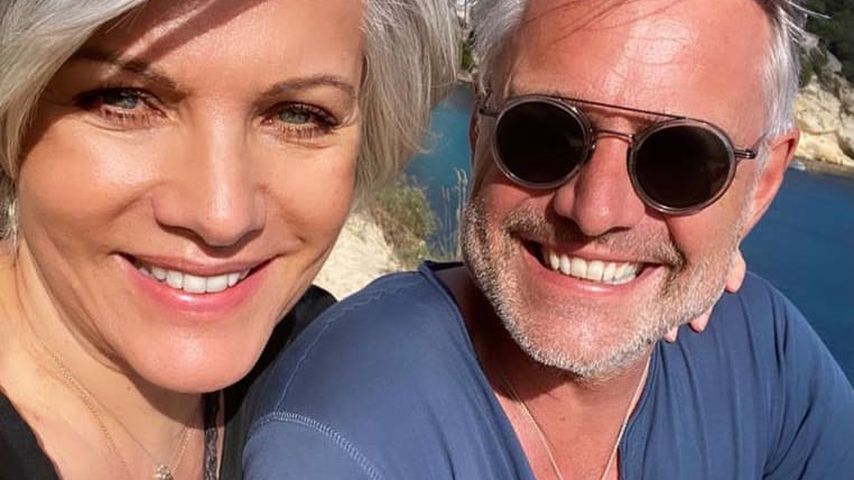 Birgit Schrowange mit ihrem Verlobten Frank Spothelfer, Januar 2021