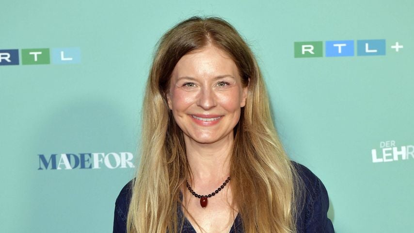 Birte Hanusrichter bei der Premiere der 10. Staffel von "Der Lehrer", Mai 2026