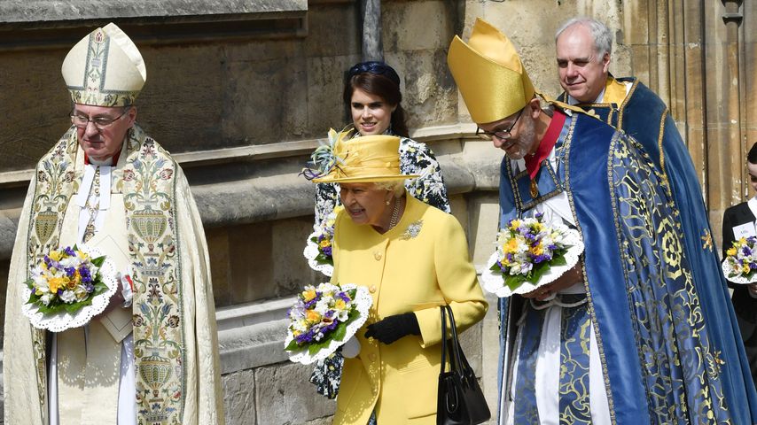 Bischof David Conner, Queen Elizabeth und Bischof John Inge im Jahr 2019