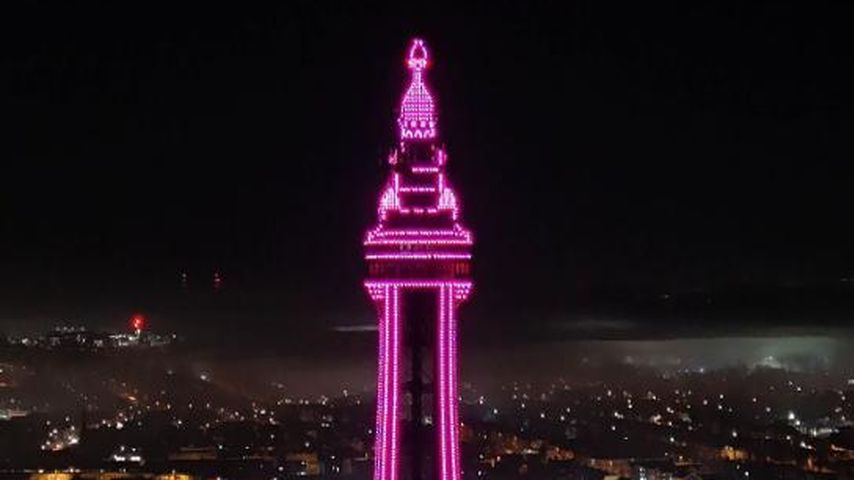 Der Blackpool Tower am 15. Januar 2025