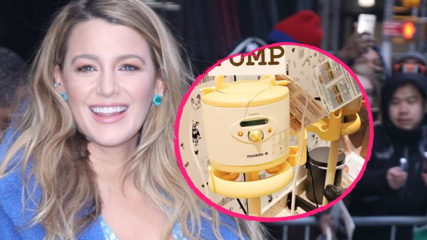 Während Presse-Tour: Blake Lively hat eine Milchpumpe dabei