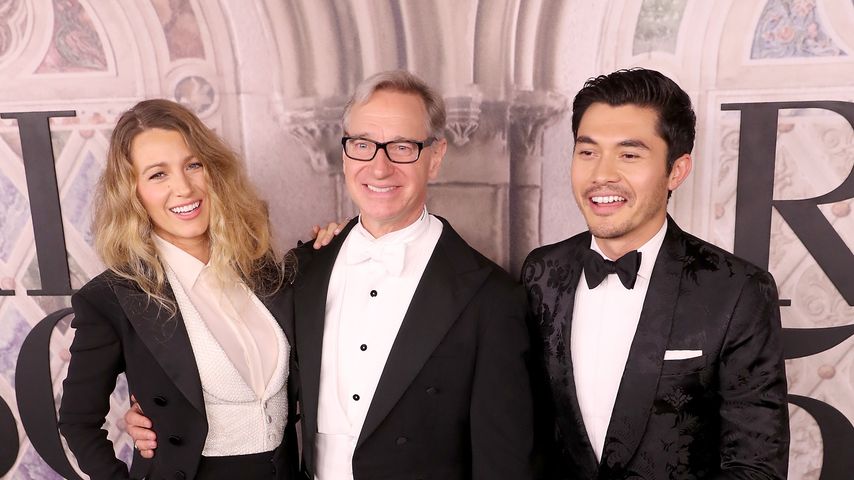 Blake Lively, Paul Feig und Henry Golding bei der Ralph Lauren Fashion Show 2018 in New York