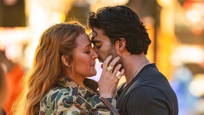 Blake Lively und Justin Baldoni am "It Ends With Us"-Set