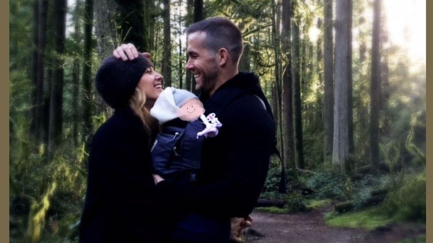 Blake Lively und Ryan Reynolds mit ihrem Baby
