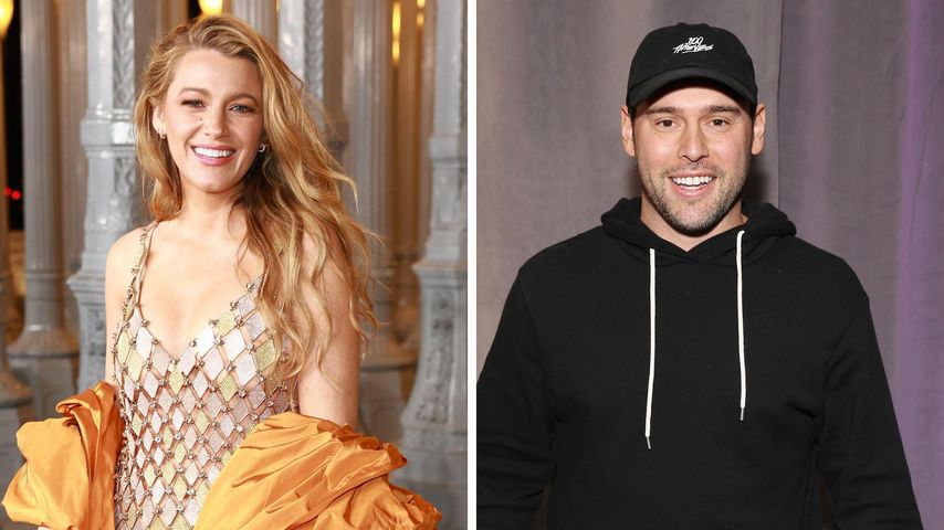 Collage: Blake Lively und Scooter Braun