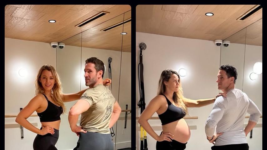 Blake Lively mit Trainer Don Saladino