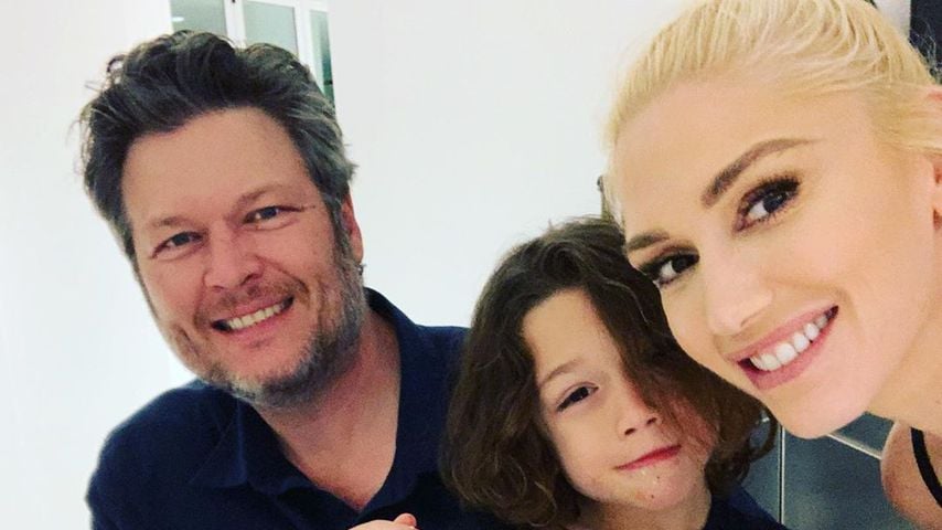 Blake Shelton, Apollo Rossdale und Gwen Stefani im März 2020