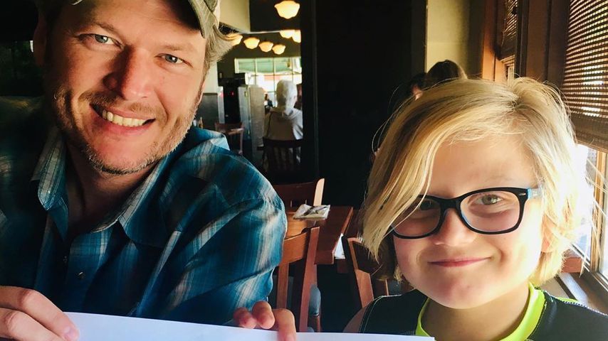 Blake Shelton mit Zuma Rossdale