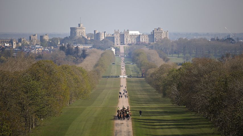 Blick auf Windsor Castle im Windsor Great Park